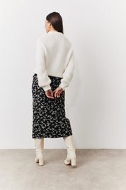 Wrap Midi Skirt