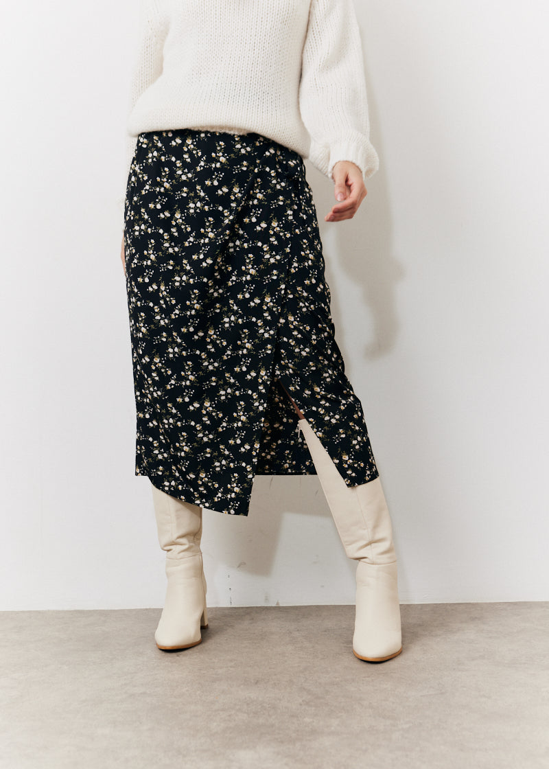 Wrap Midi Skirt