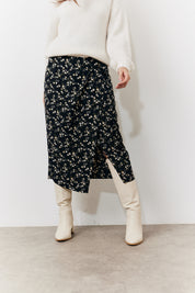 Wrap Midi Skirt