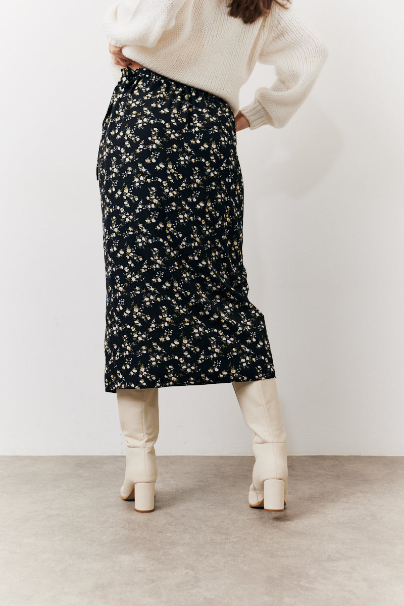 Wrap Midi Skirt