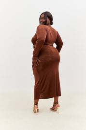 Acetate Wrap Skirt