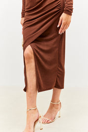 Acetate Wrap Skirt