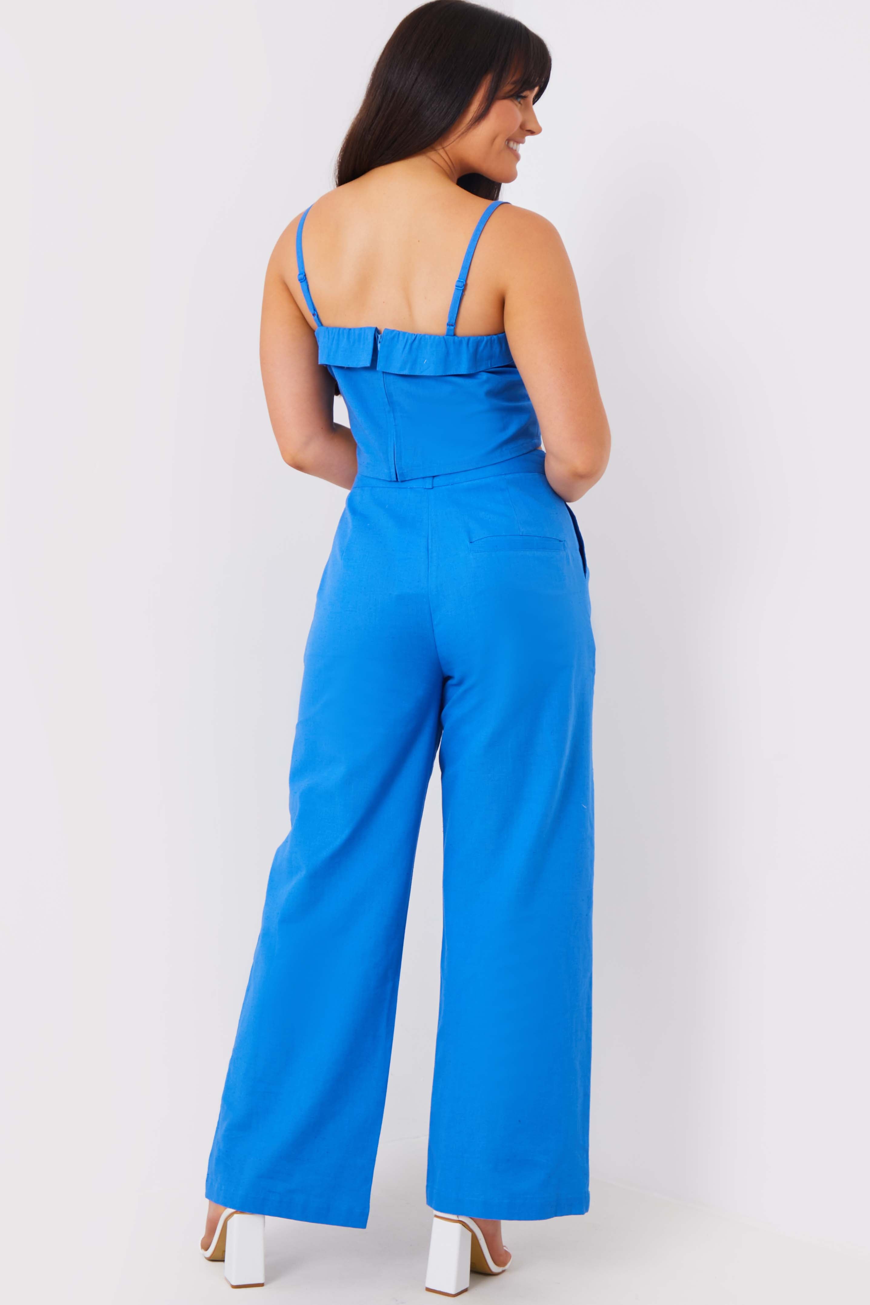 Tailored Wide Leg Co Ord Trouser