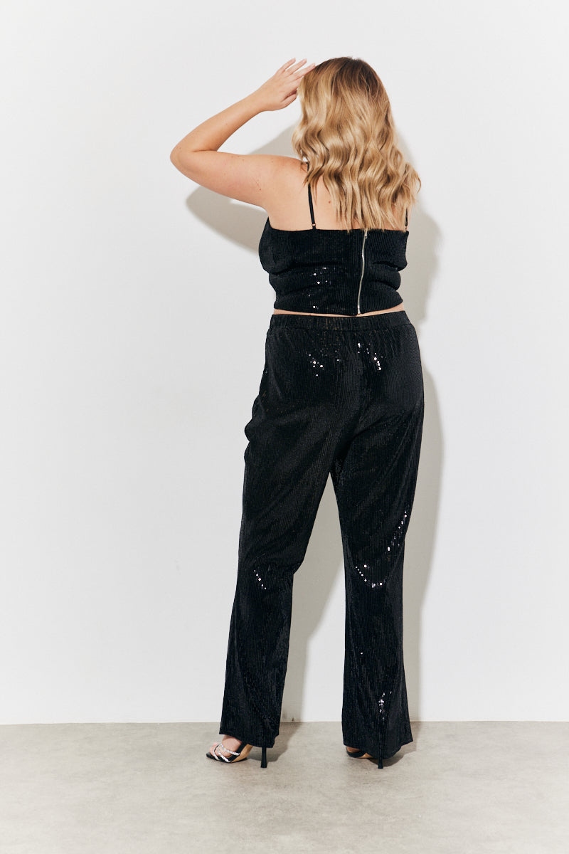 Sequin Fit and Flare