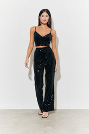 Sequin Fit and Flare