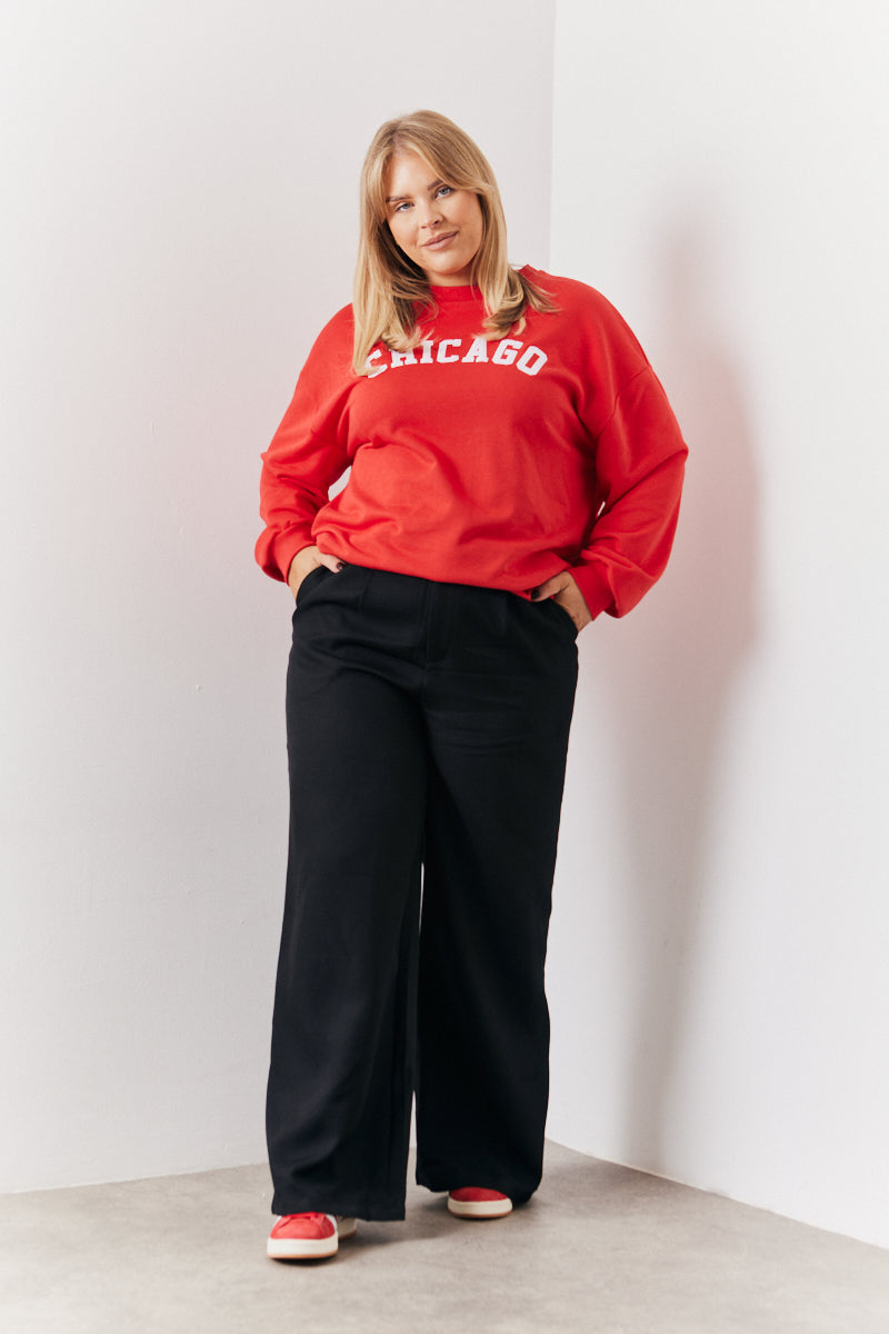 Tailored Wide Leg Trouser