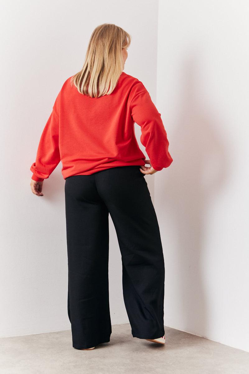 Tailored Wide Leg Trouser