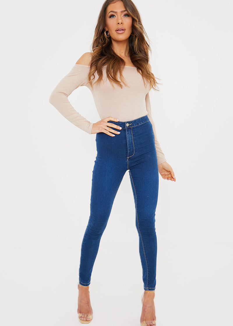 Clean High Waisted Stretch Jegging Jeans