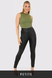 Bum Shaper Coated High Waisted Skinny Jeans