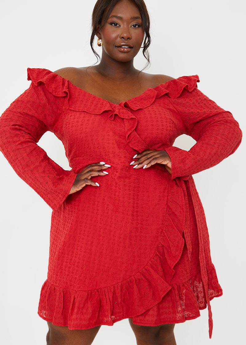 Bardot Broderie Anglaise Mini Dress