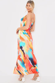 Abstract Cami Plisse Maxi Dress - InTheStyle