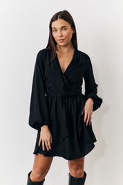 Drape Detail Mini Dress