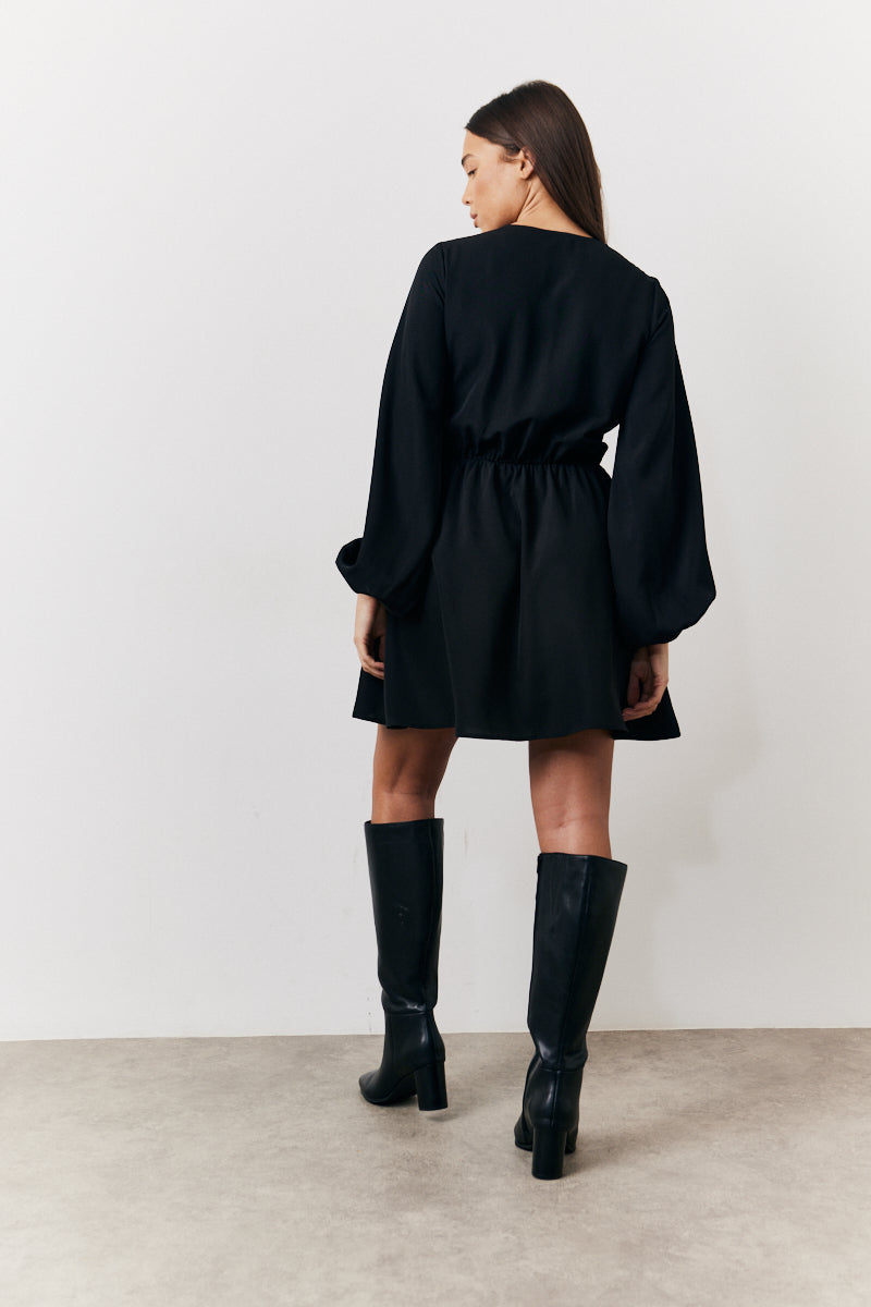 Drape Detail Mini Dress
