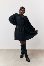 Drape Detail Mini Dress