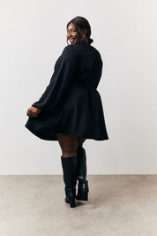 Drape Detail Mini Dress