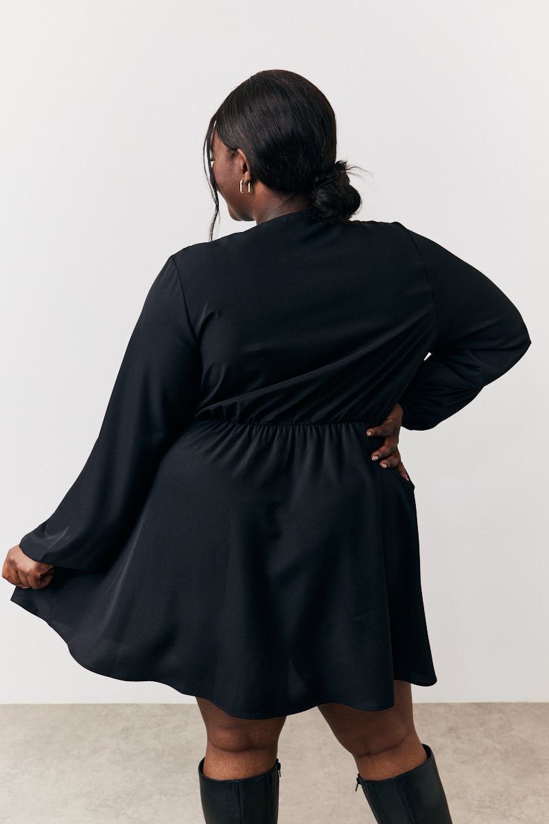 Drape Detail Mini Dress