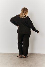 Button up Knit Co-Ord Cardian	