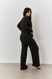 Button up Knit Co-Ord Cardian	