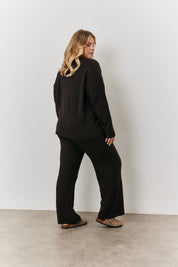 Wide Leg Knit Co-Ord Trouser