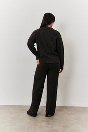 Wide Leg Knit Co-Ord Trouser