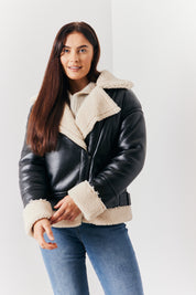 Borg Trim Aviator Jacket