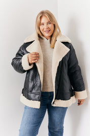 Borg Trim Aviator Jacket