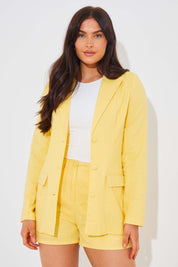 Linen Look Blazer