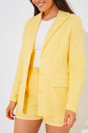 Linen Look Blazer