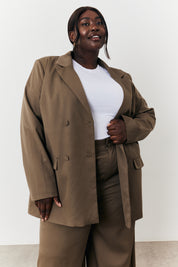 Double Breasted Tailored Blazer