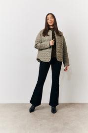Heart Quilted Lightweight Jacket