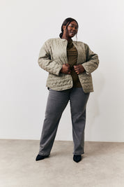 Heart Quilted Lightweight Jacket