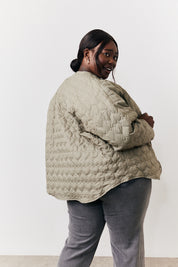 Heart Quilted Lightweight Jacket