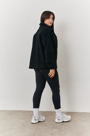 Borg Jacket with Poppers