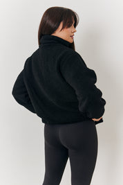 Borg Jacket with Poppers