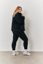 Borg Jacket with Poppers