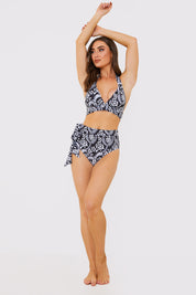 Paisley Print Tie Side Bikini Bottom