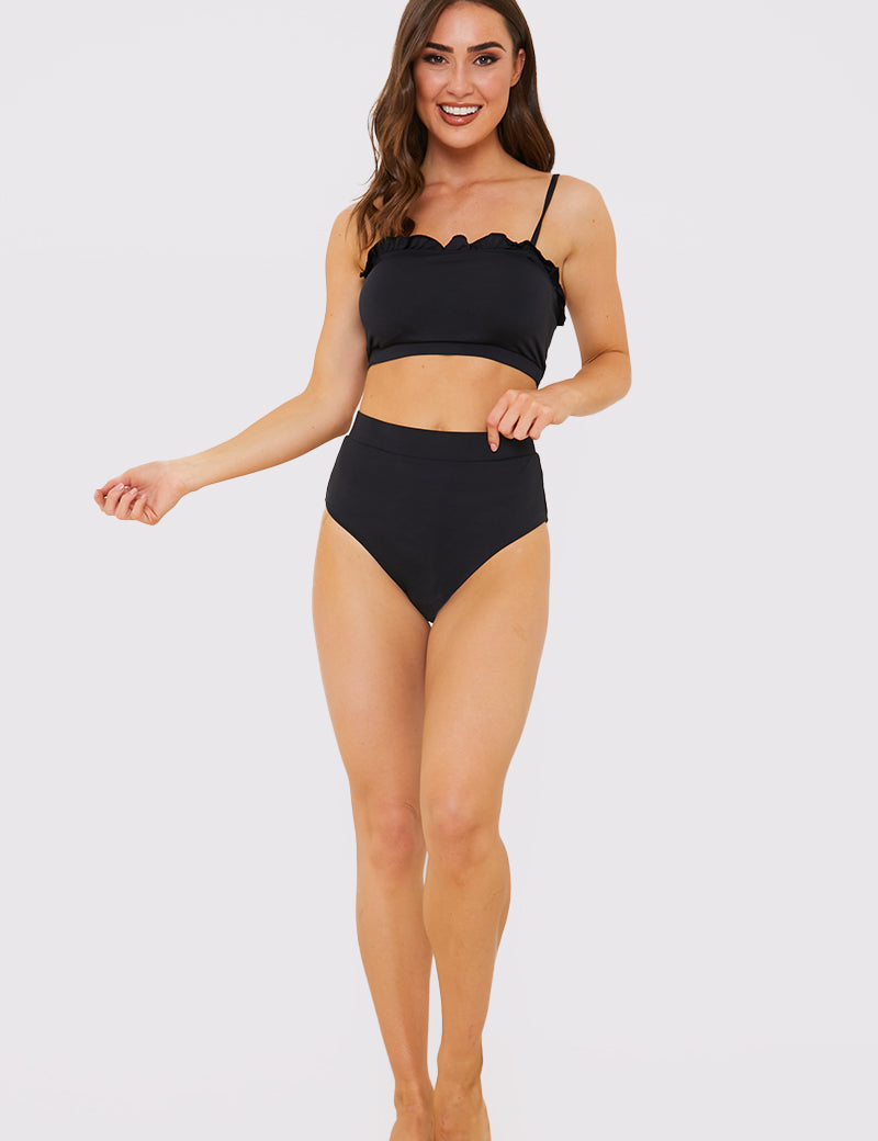 Frill Detail Bikini Top