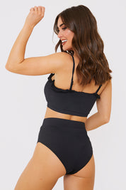 Frill Detail Bikini Top