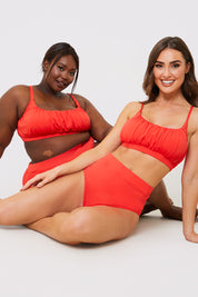 Ruched Bust Bikini Top