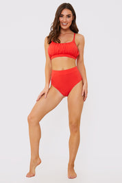Ruched Bust Bikini Top