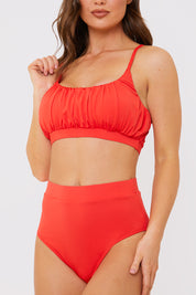 Ruched Bust Bikini Top
