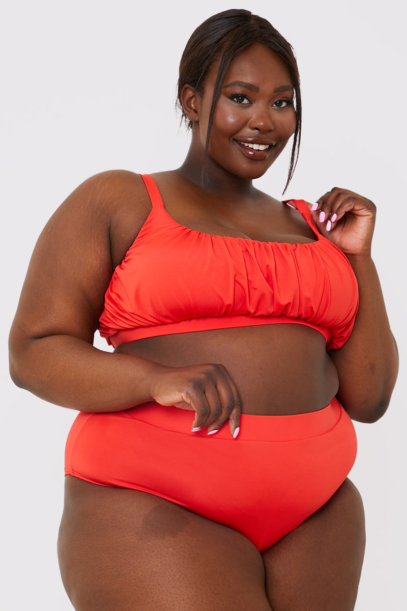 Ruched Bust Bikini Top