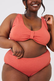Control Crinkle High Waisted Bikni Bottoms