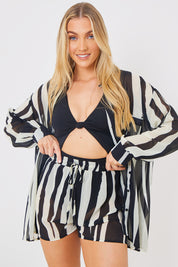 Abstract Floaty Beach Shorts