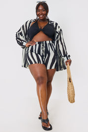 Abstract Floaty Beach Shorts
