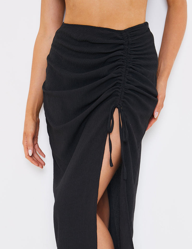 Ruched Side Maxi Sarong