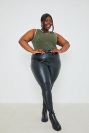 RIB CONTRAST BINDING BODYSUIT
