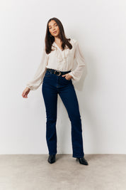Button Front Frill Bodysuit