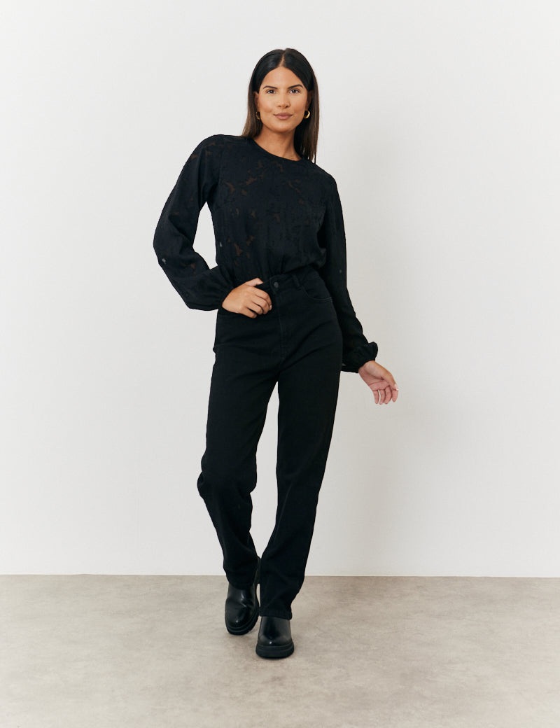 Draped Bodysuit