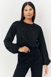 Draped Bodysuit